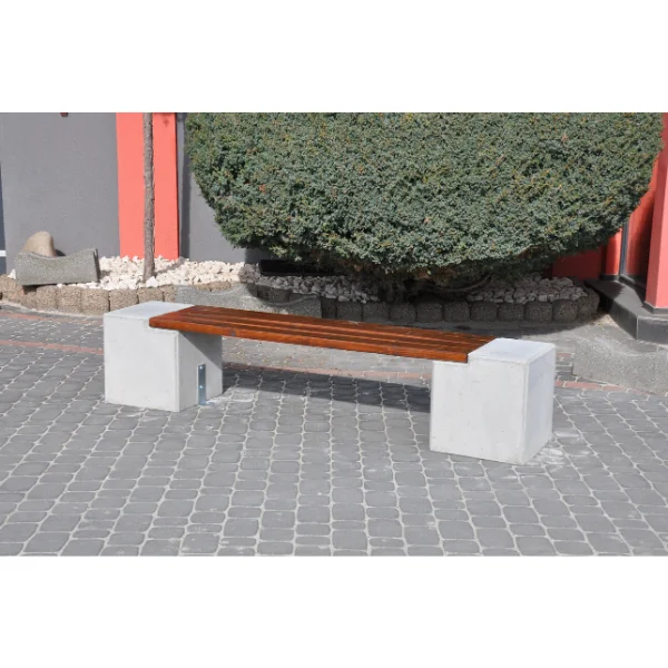 Ławka z betonu archit. 200×40 wys. 42 - obrazek 3