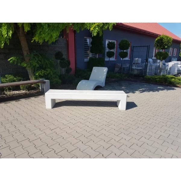 Ławka z betonu archit. 200×40 wys.40 - obrazek 3