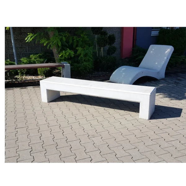 Ławka z betonu archit. 200×40 wys.40 - obrazek 2